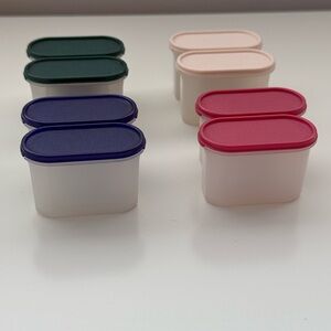Tupperware Miniature Storage Magnet Set of 2 each color sold separately 90’s